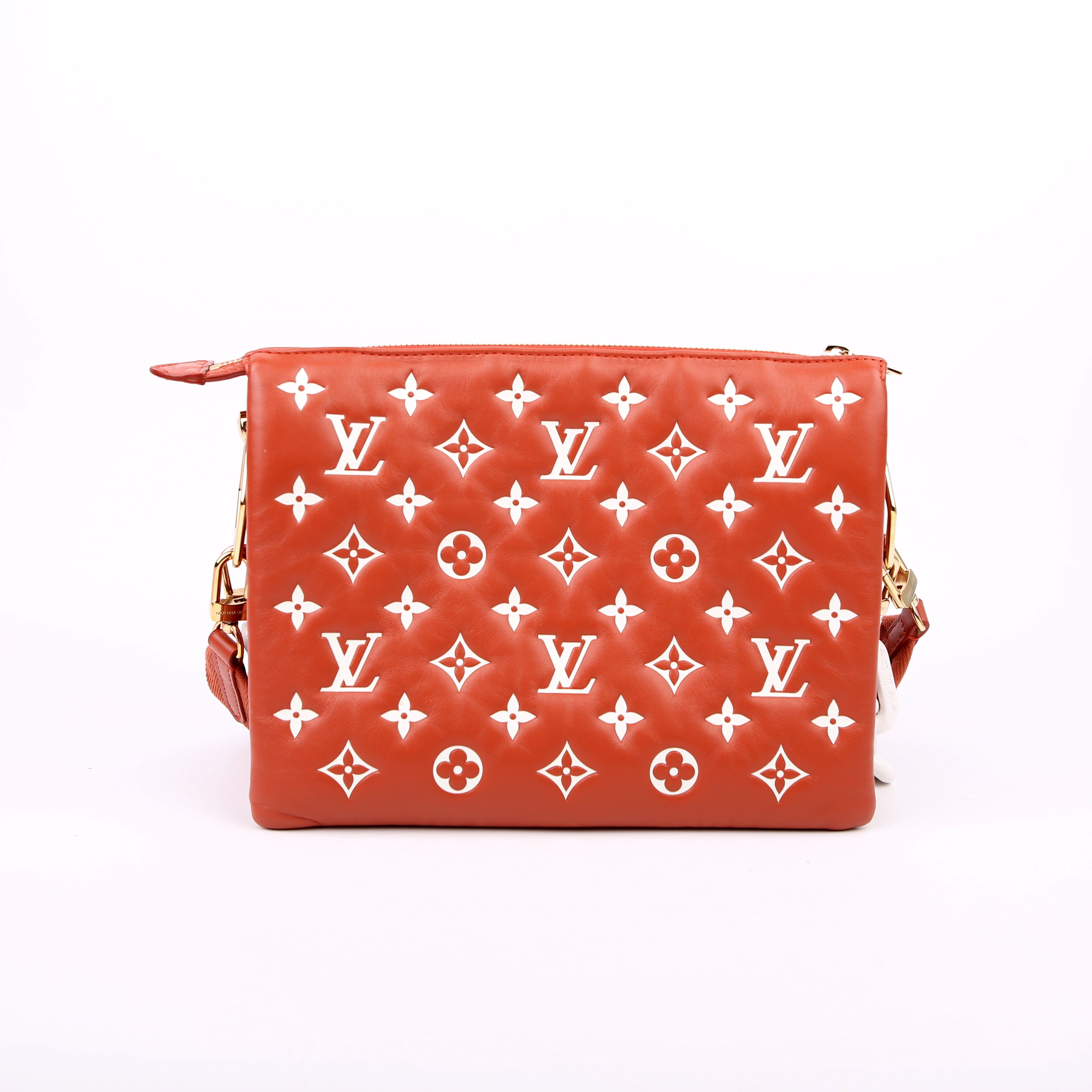 Coussin PM Lambskin Terracotta