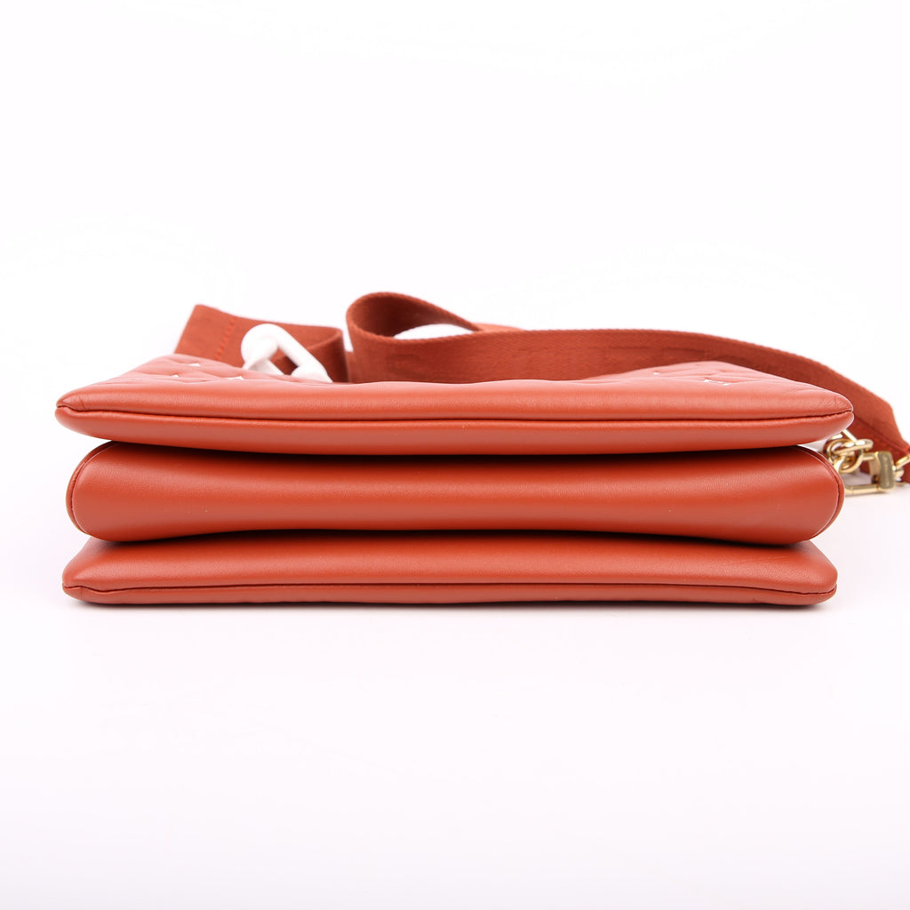 Coussin PM Lambskin Terracotta