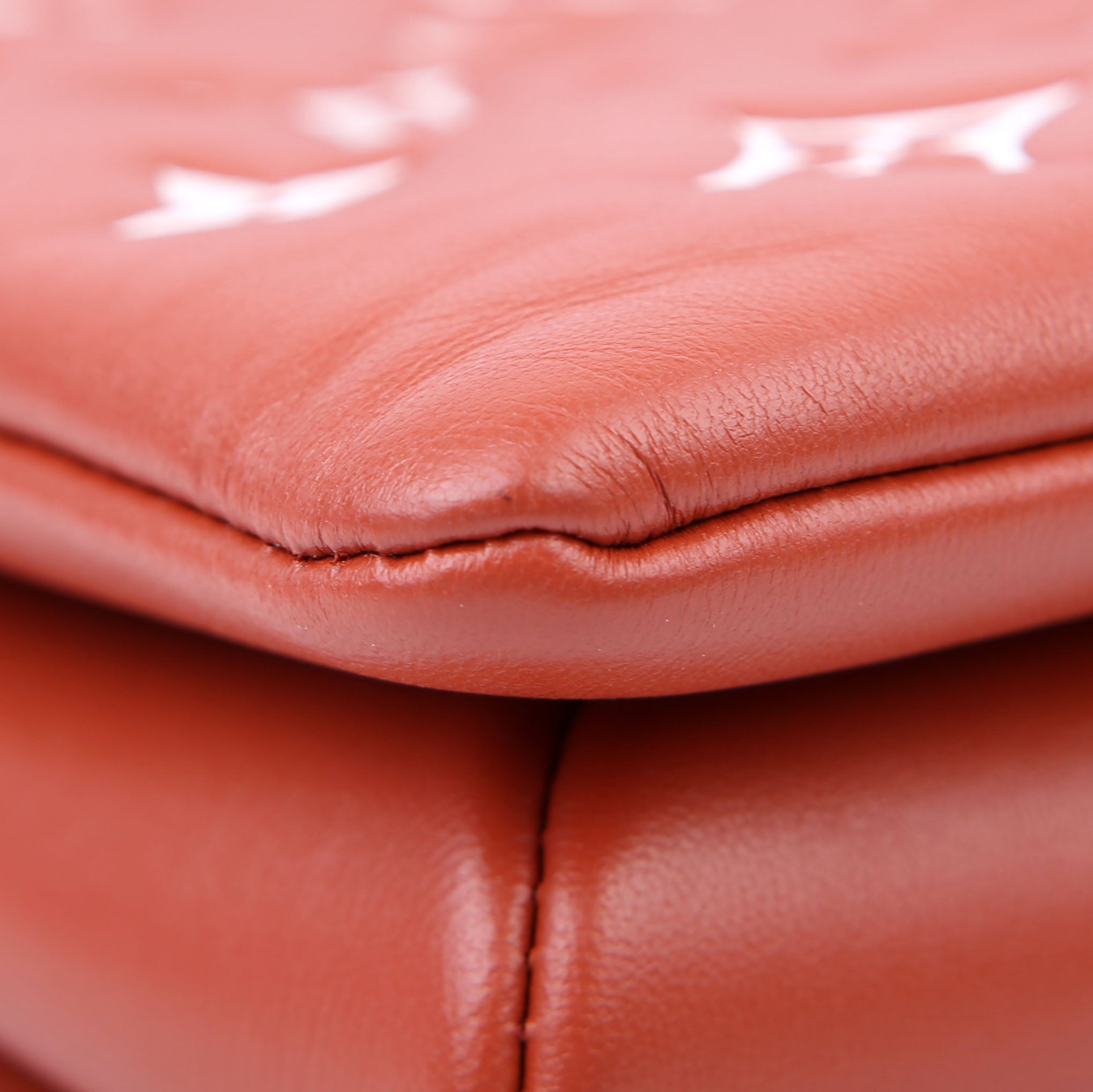 Coussin PM Lambskin Terracotta