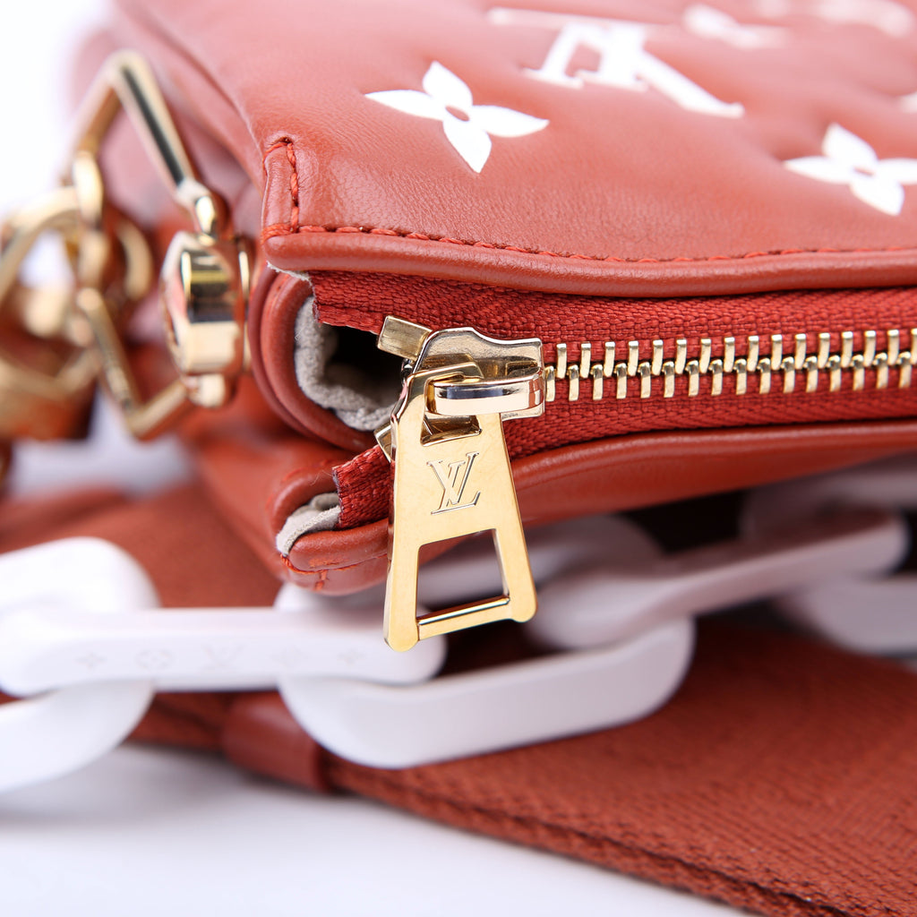Coussin PM Lambskin Terracotta