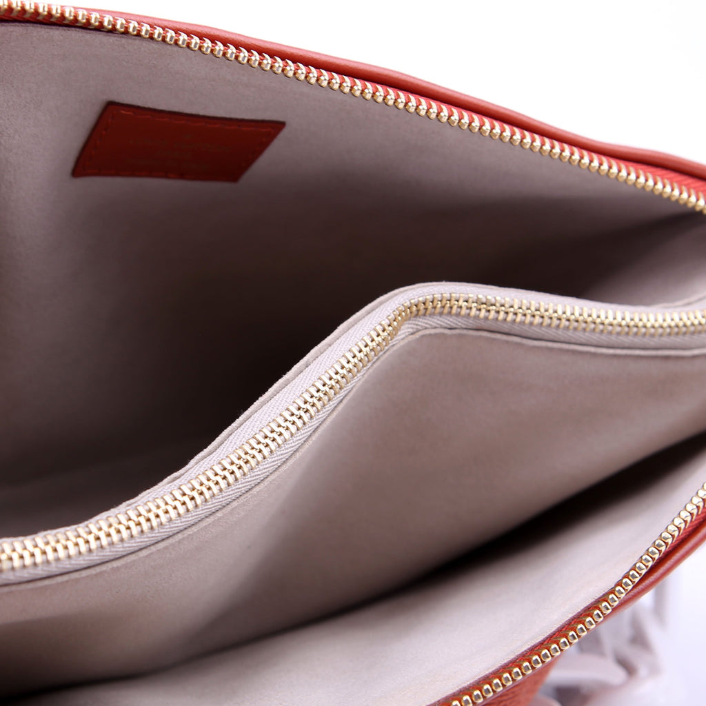 Coussin PM Lambskin Terracotta