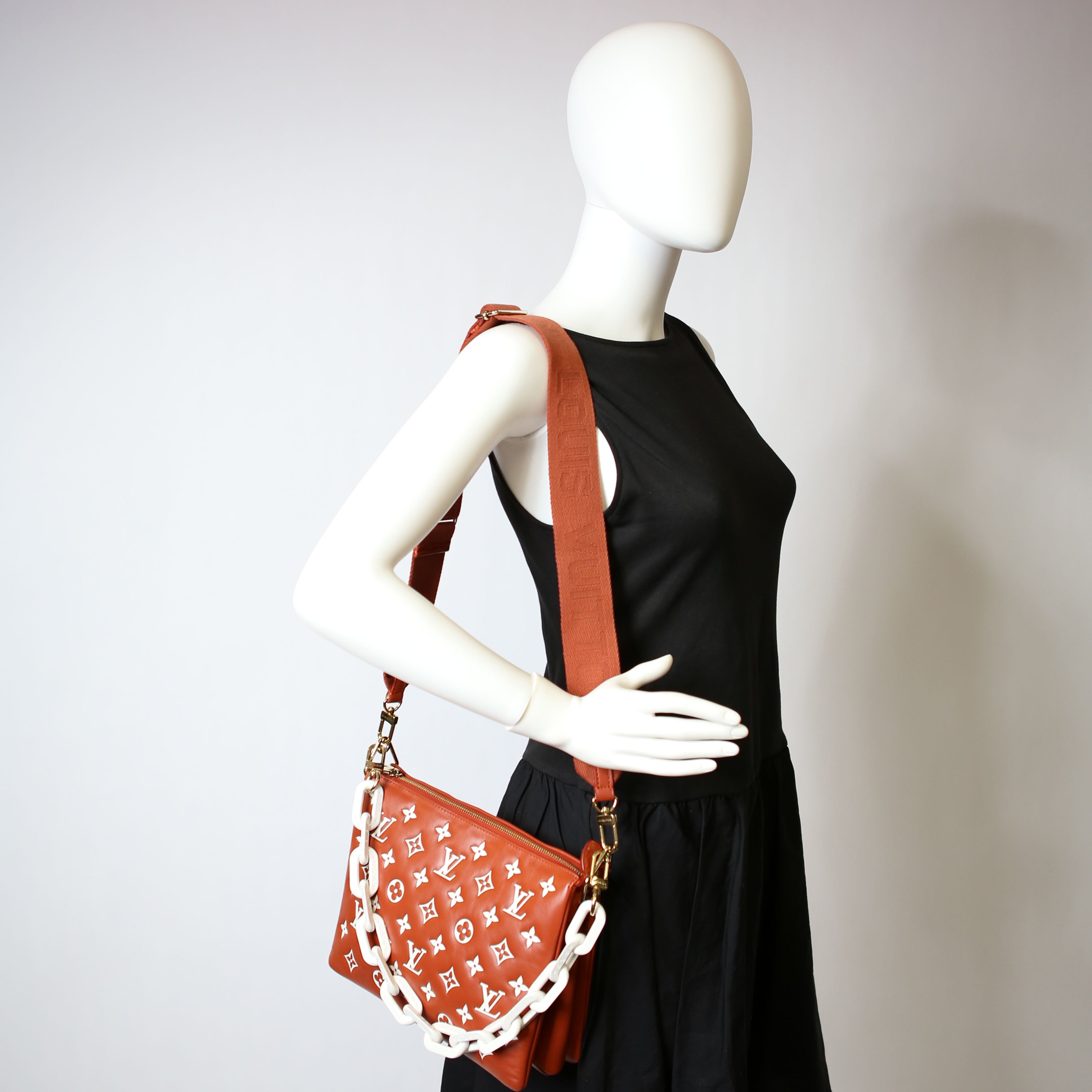 Coussin PM Lambskin Terracotta