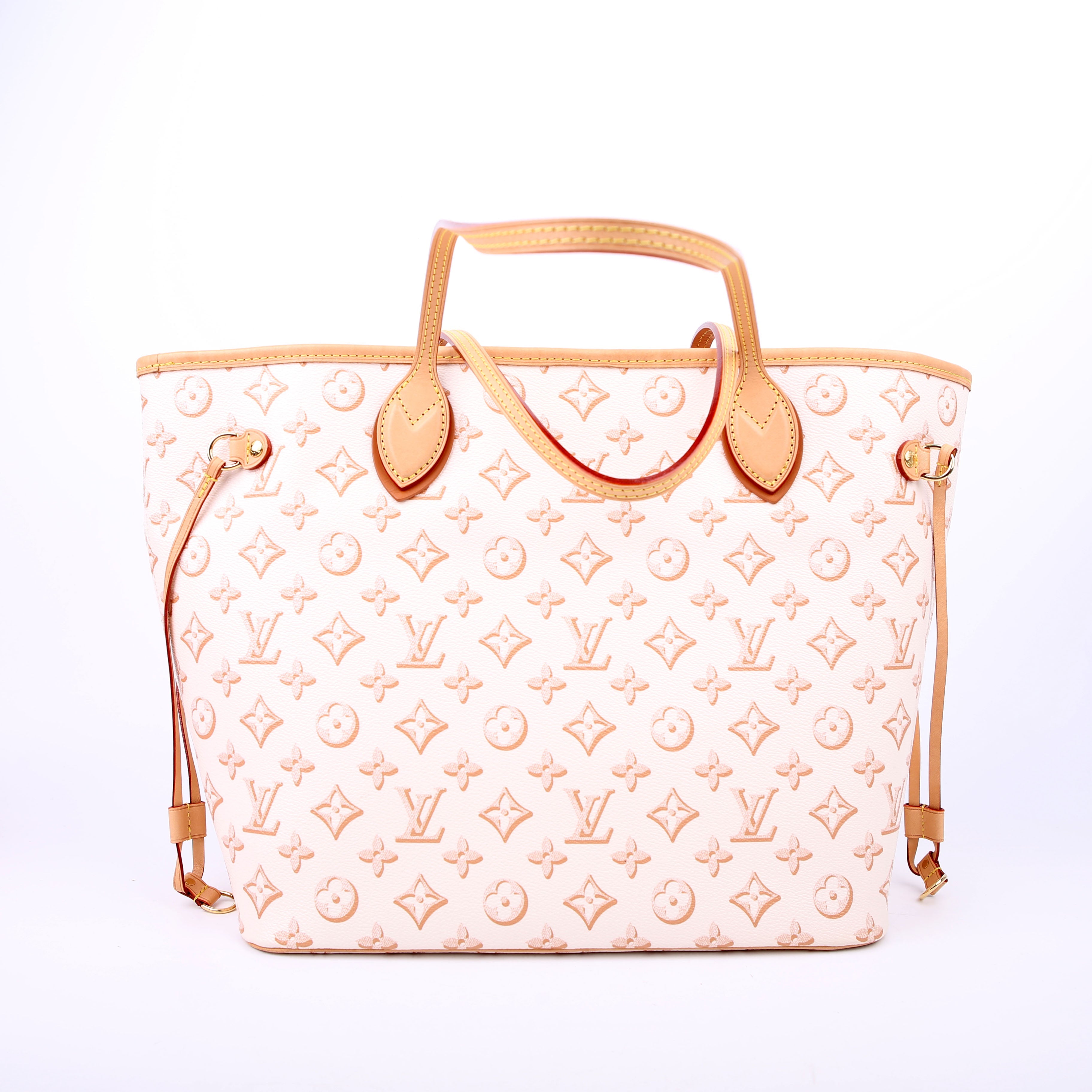 Neverfull with Wallet MM Fall For You Tan/White