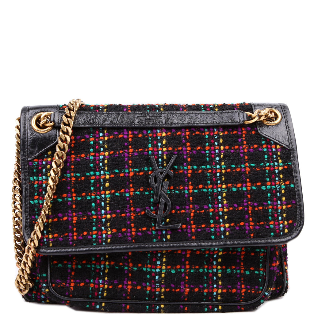 SAINT LAURENT Niki Medium Tweed Multicolor