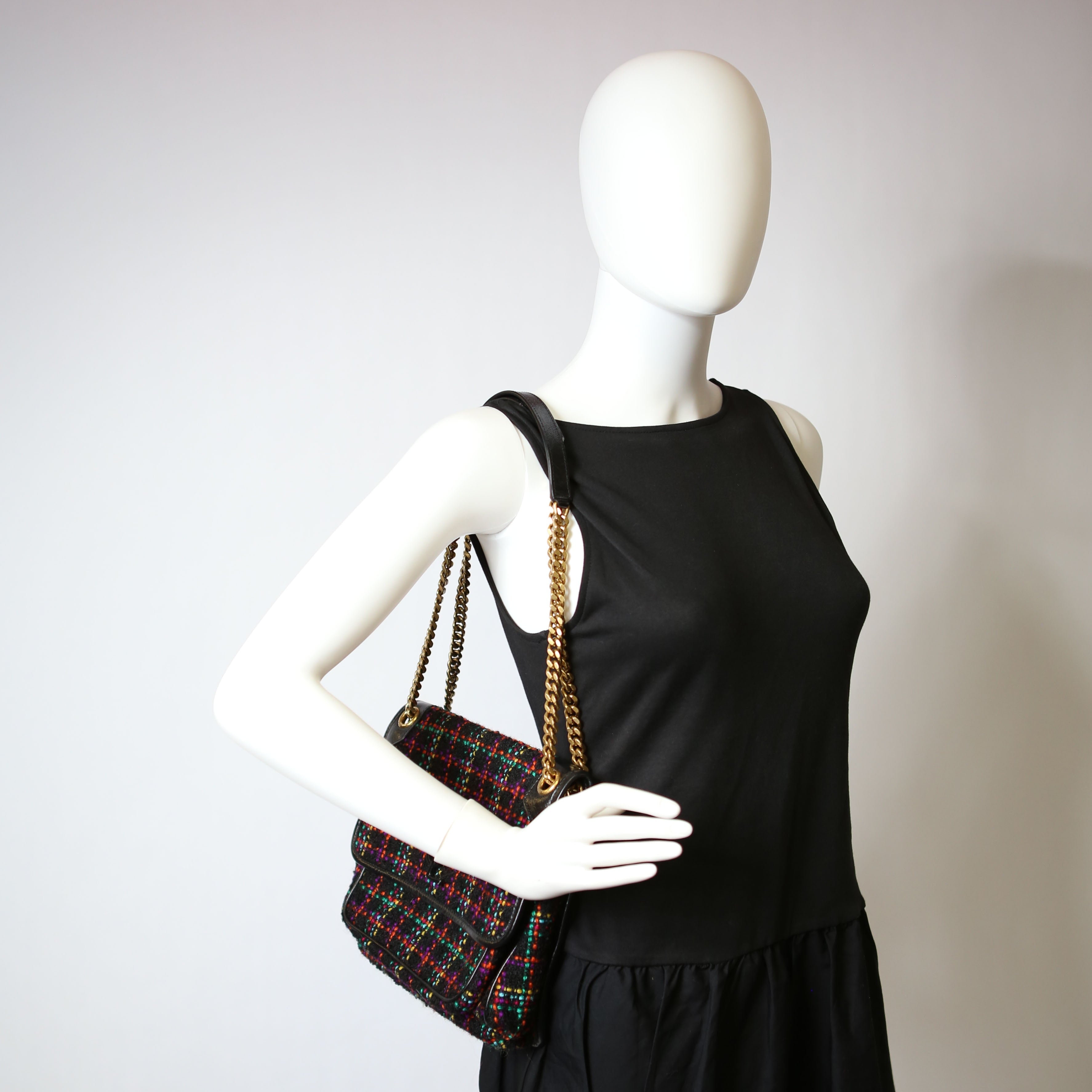 SAINT LAURENT Niki Medium Tweed Multicolor