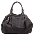 Gucci 211944 Sukey GG Leather Medium Black