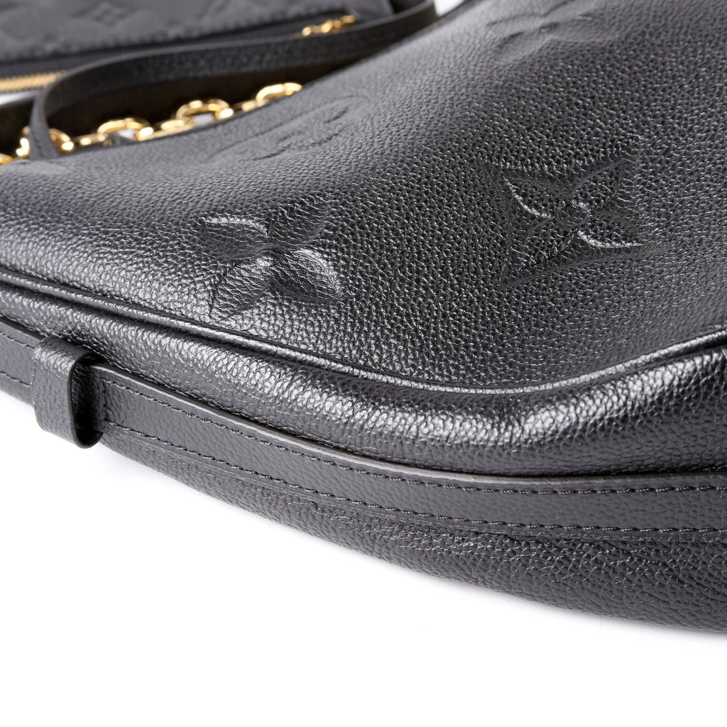 Loop Hobo Empreinte Black