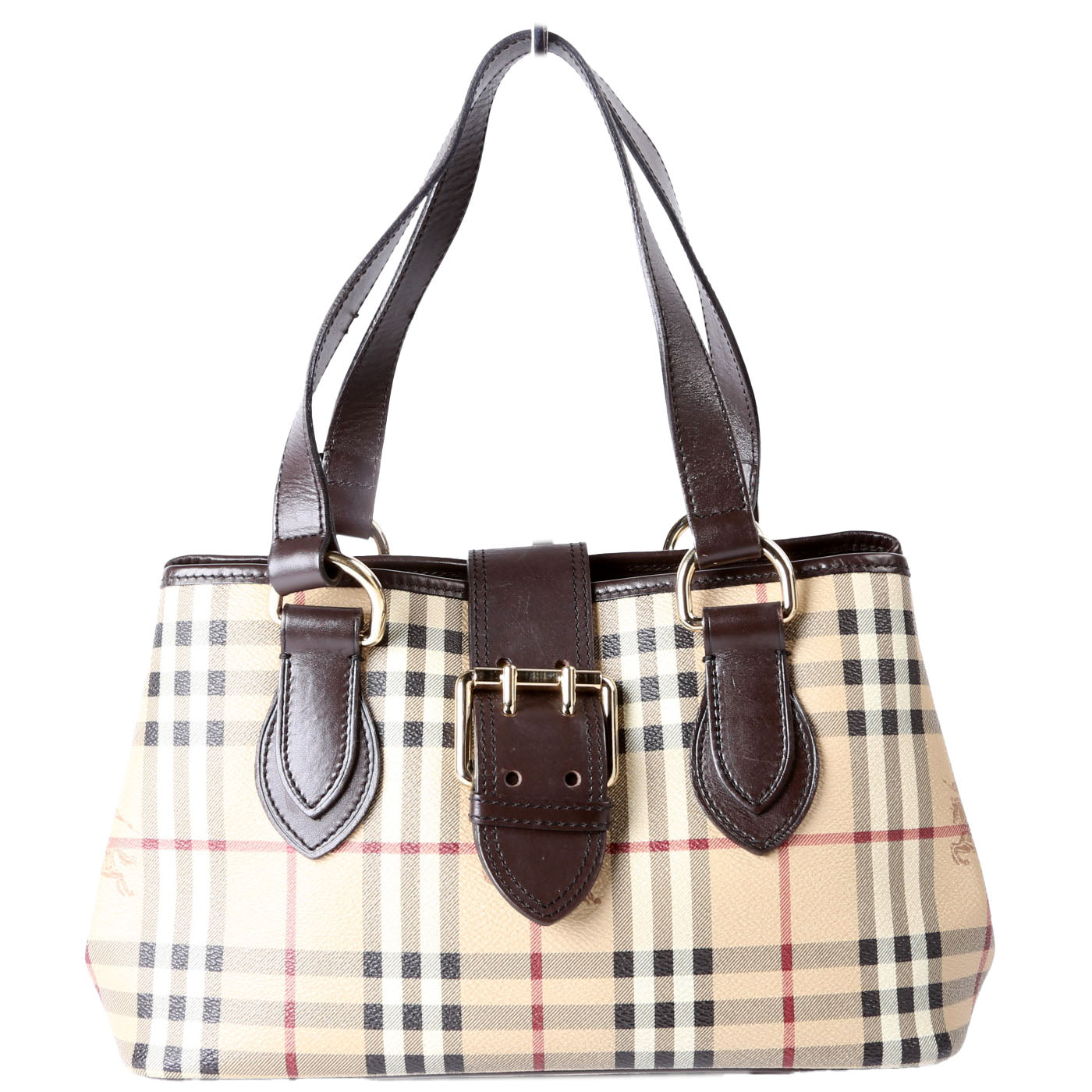 Haymarket Check Shoulder Bag Brown