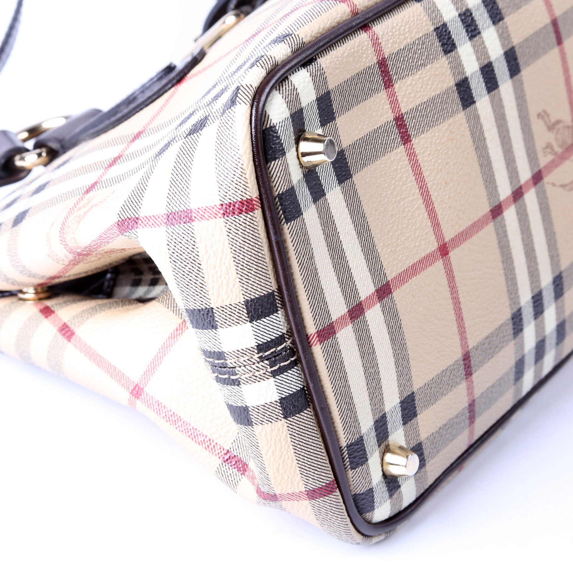 Haymarket Check Shoulder Bag Brown