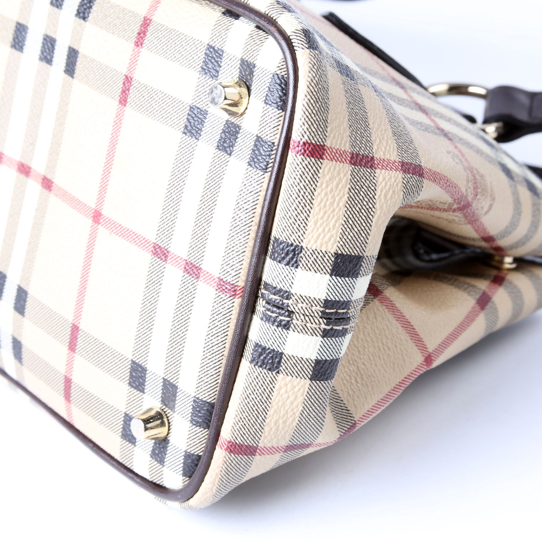 Haymarket Check Shoulder Bag Brown