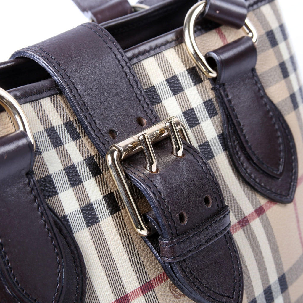 Haymarket Check Shoulder Bag Brown