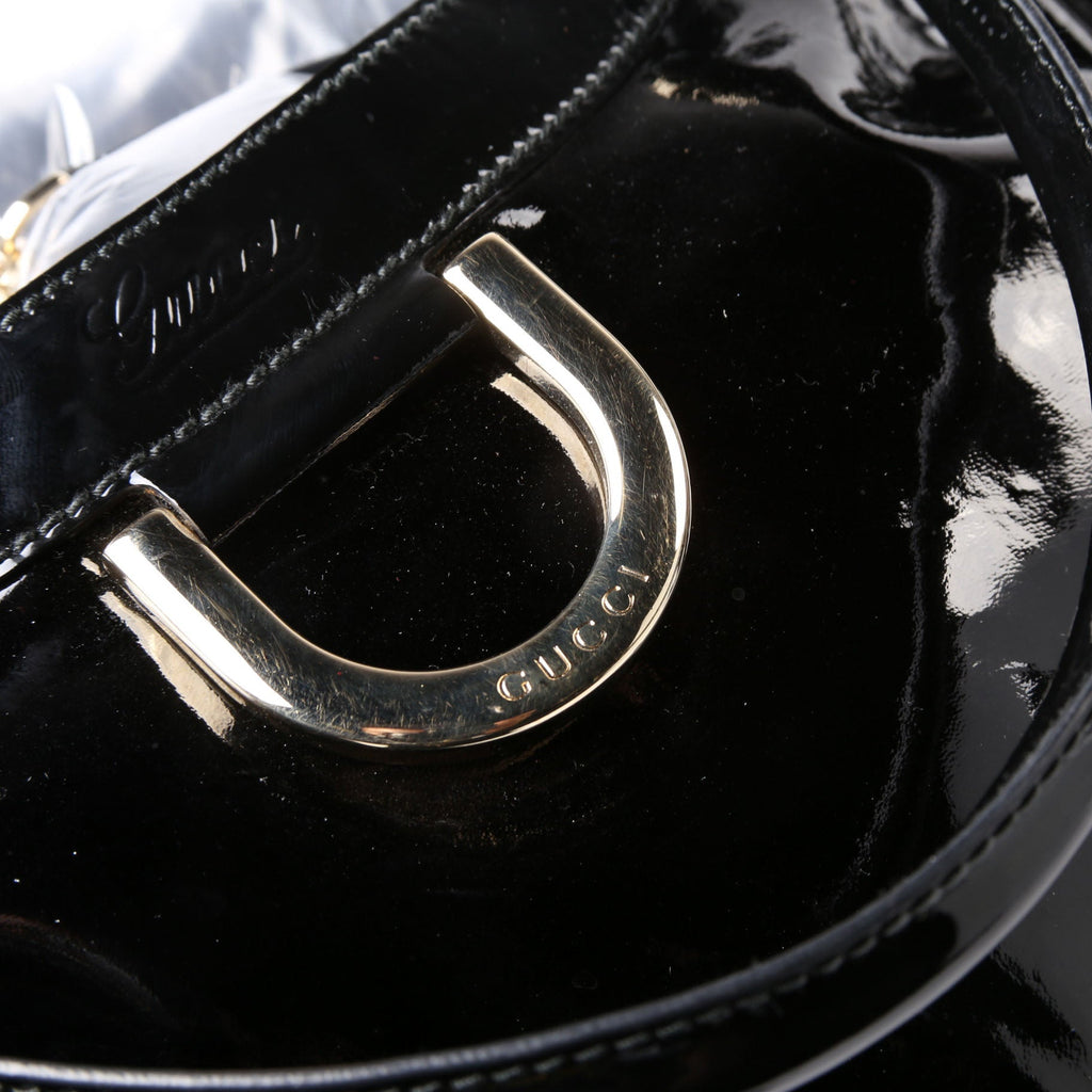 189835 Patent D Ring Large Hobo Black