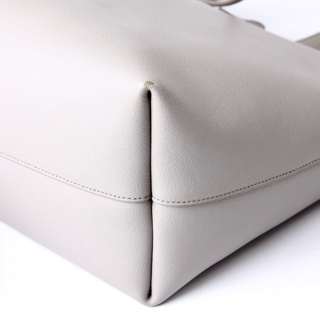 SAINT LAURENT Shopping Bag East/West Supple Leather 600281 Grey