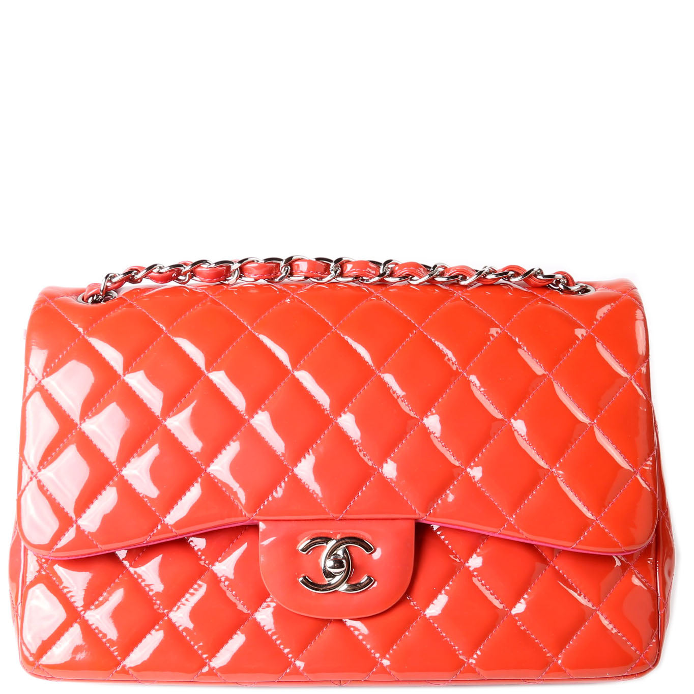 Classic Flap Jumbo Other 19M Red/Pink