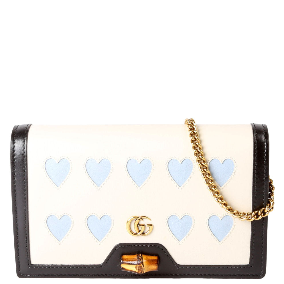 Gucci 696817 Diana Mini With Bamboo Navy/Ivory