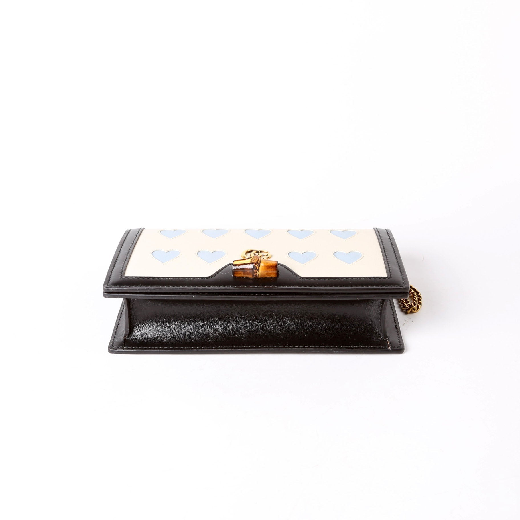 Gucci 696817 Diana Mini With Bamboo Navy/Ivory
