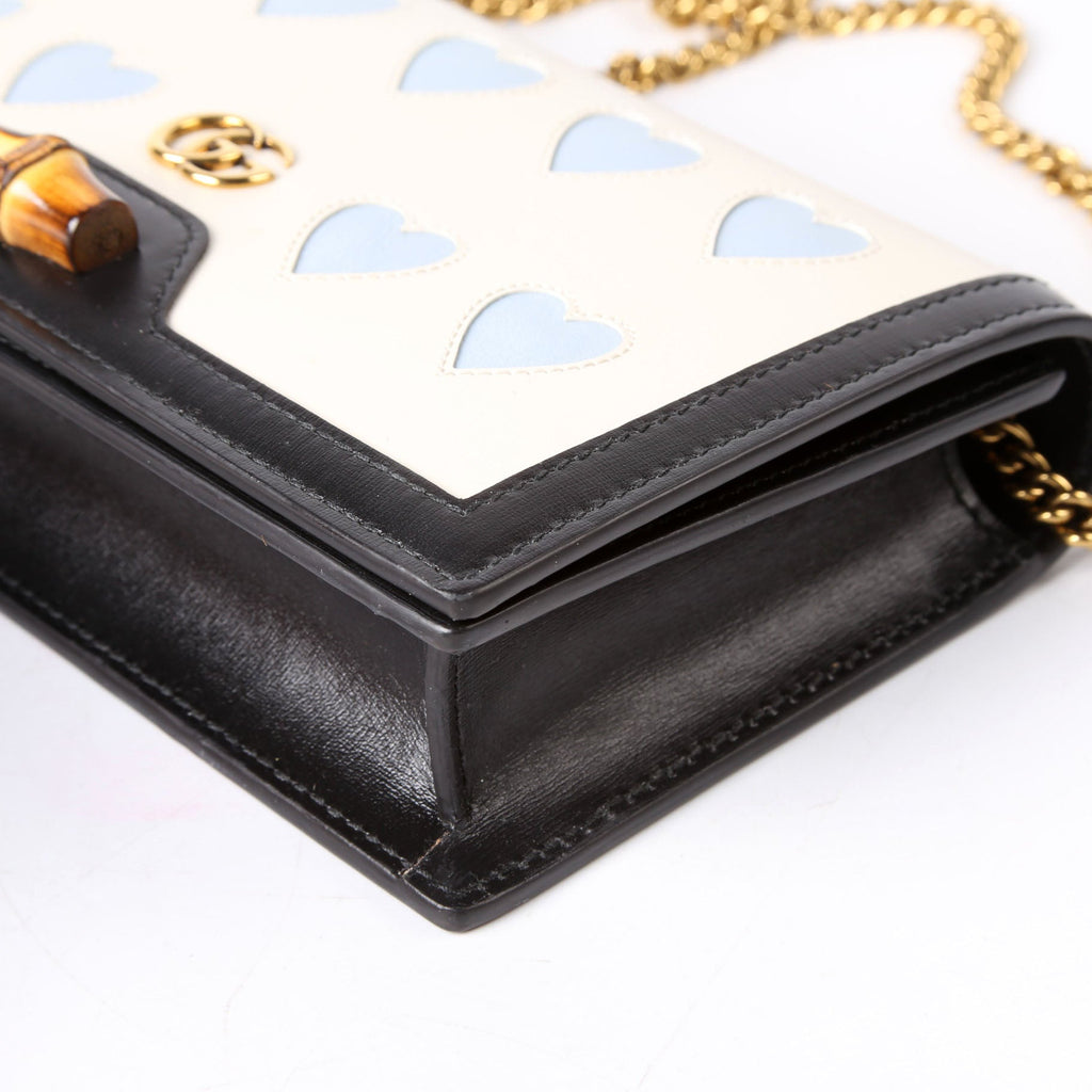 Gucci 696817 Diana Mini With Bamboo Navy/Ivory