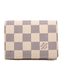 Business Card Holder Damier Azur