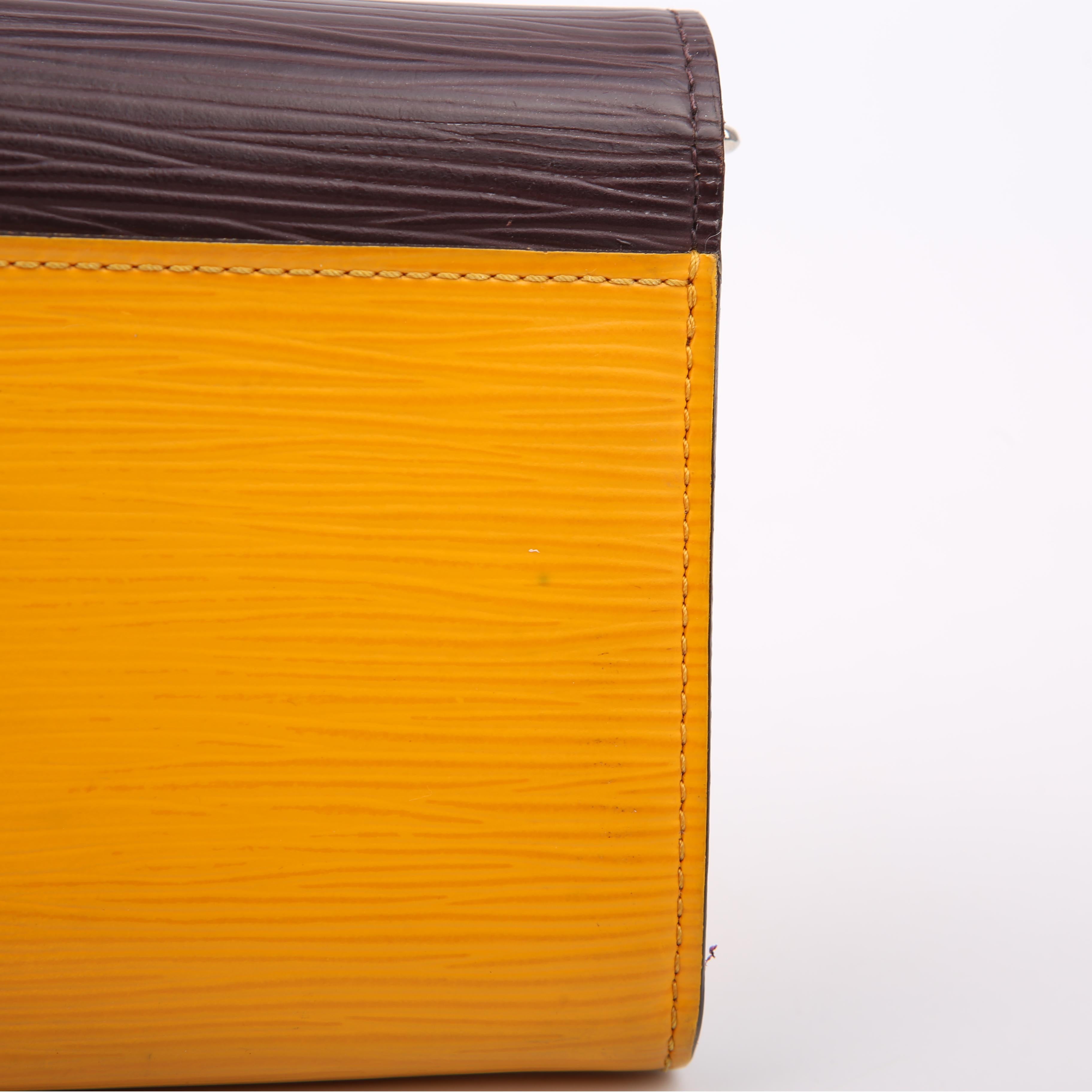 Sarah Wallet Epi Newer Purple/Yellow