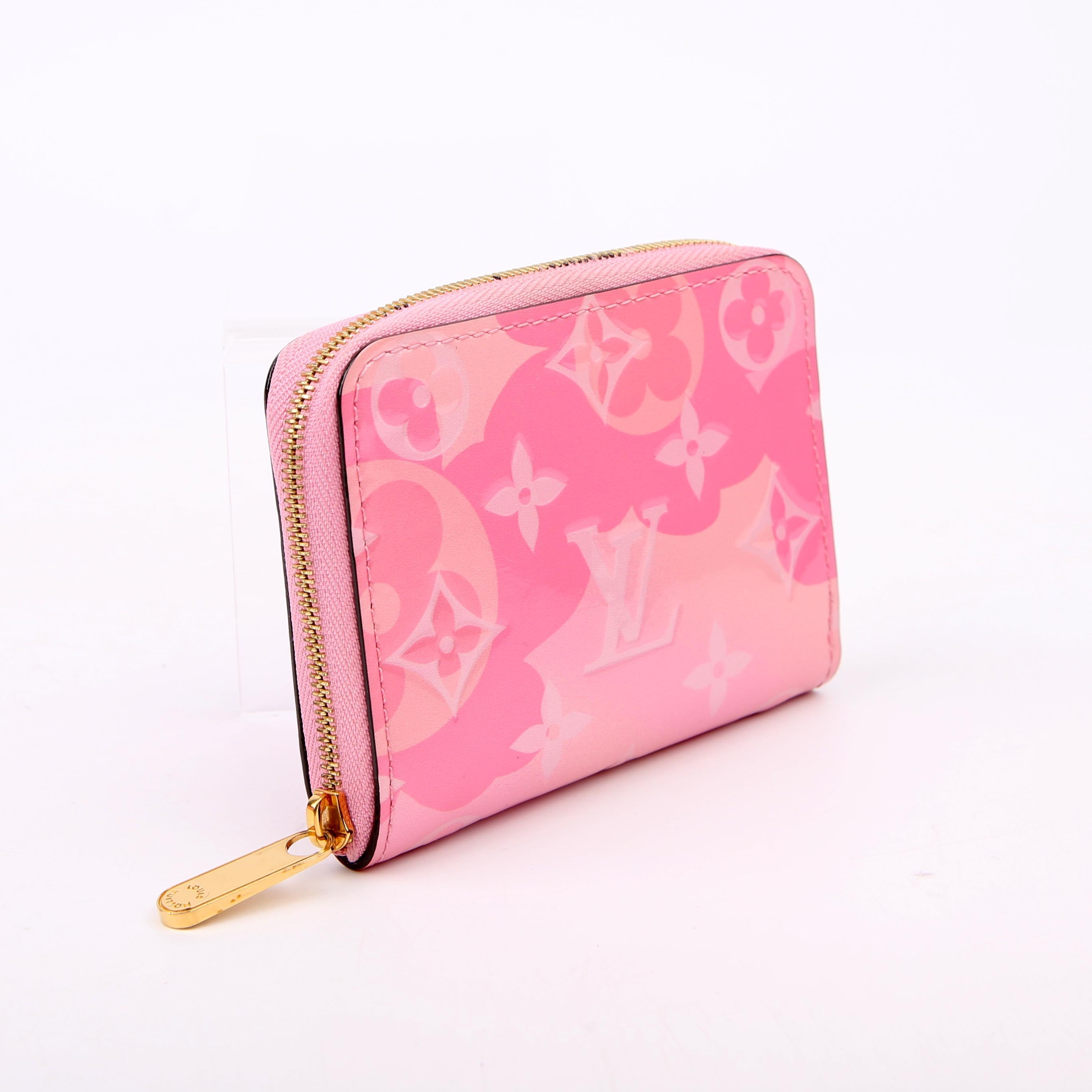 Zippy Coin Purse Valentine Vernis Pink