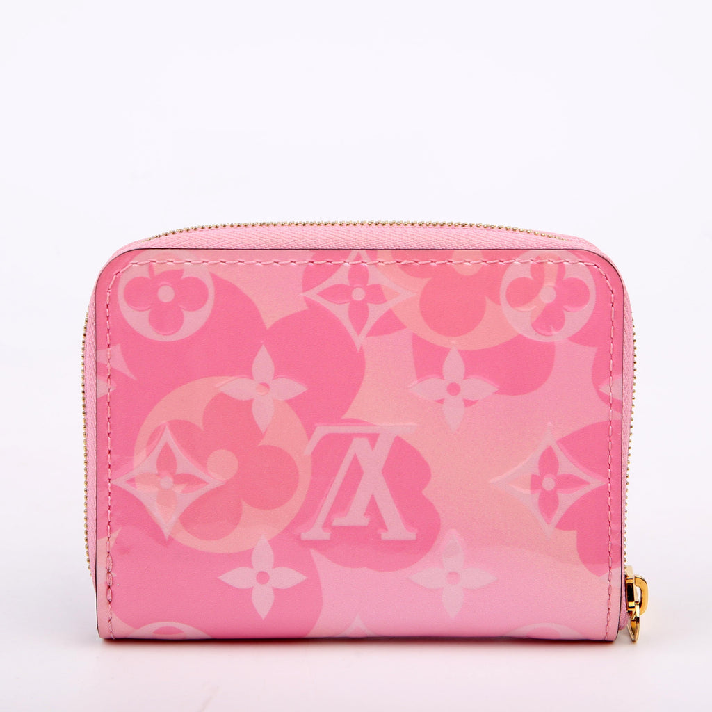 Zippy Coin Purse Valentine Vernis Pink