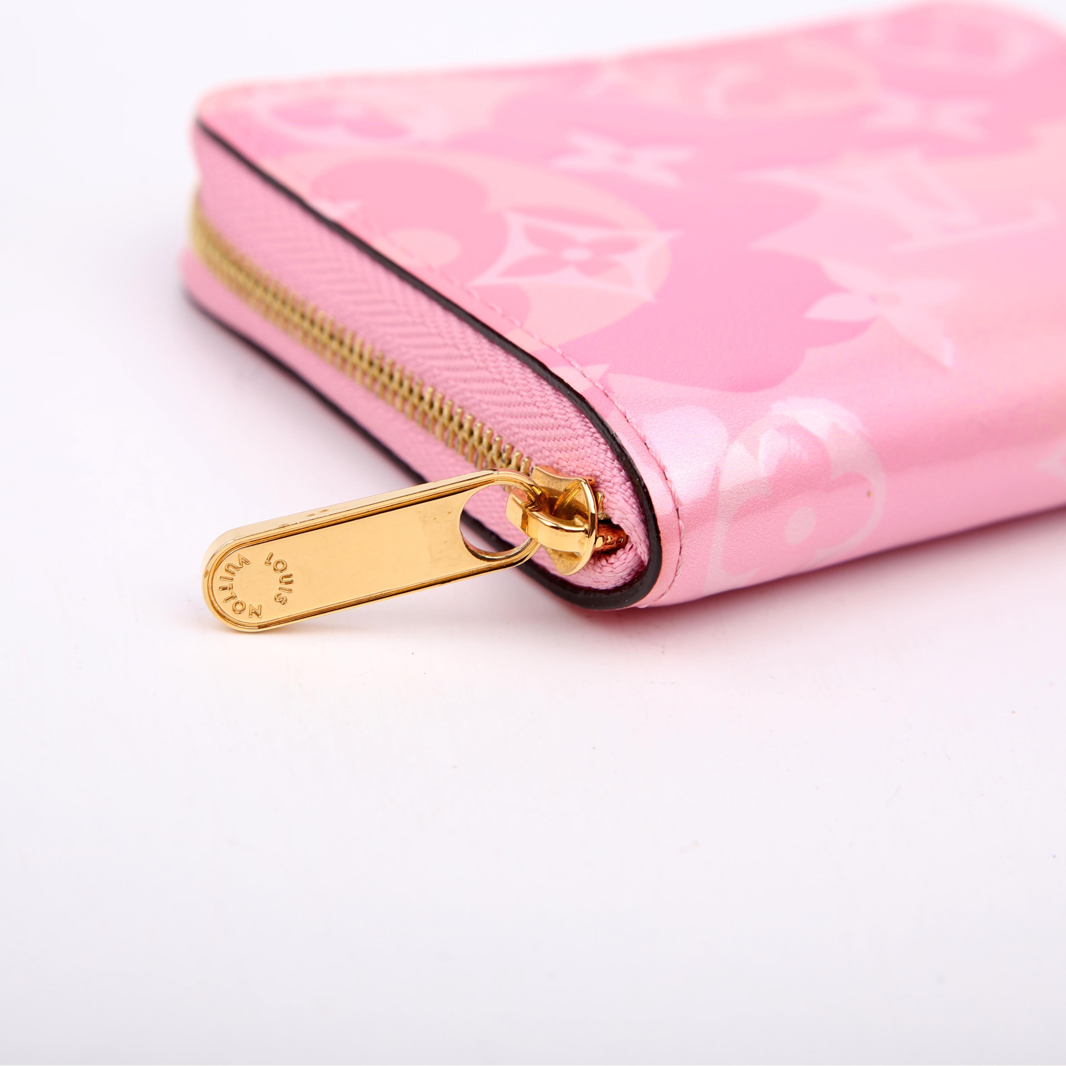 Zippy Coin Purse Valentine Vernis Pink
