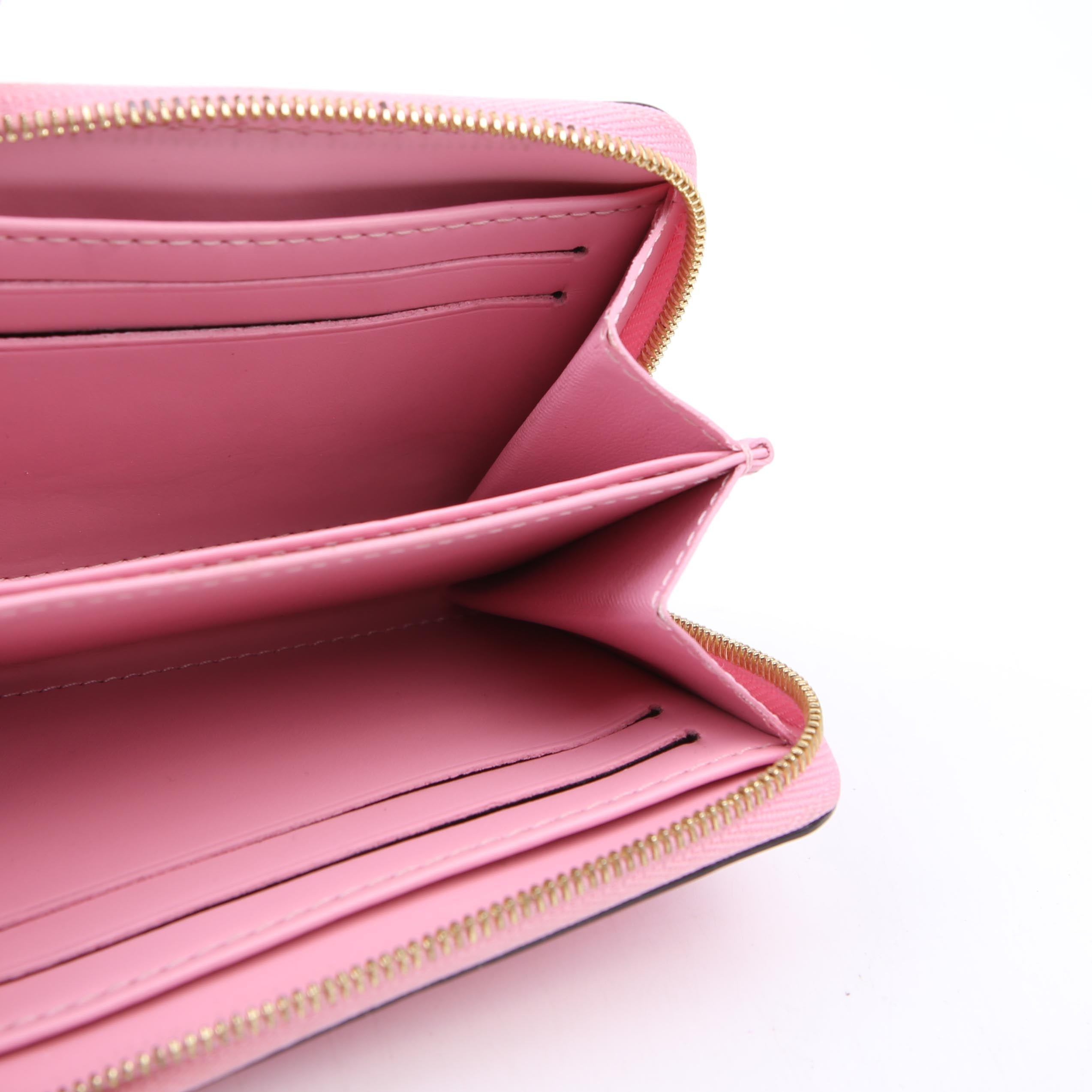 Zippy Coin Purse Valentine Vernis Pink