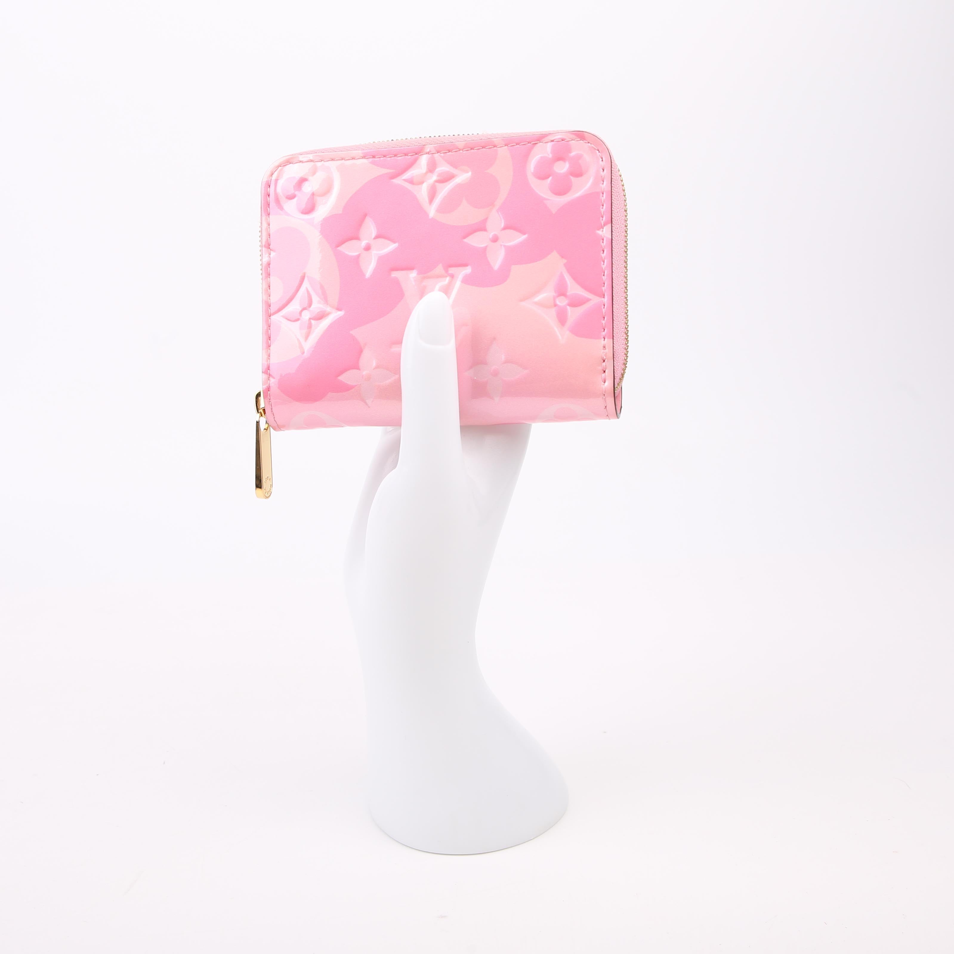 Zippy Coin Purse Valentine Vernis Pink