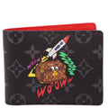 Mens Multiple Wallet Space Age Monogram Eclipse Red