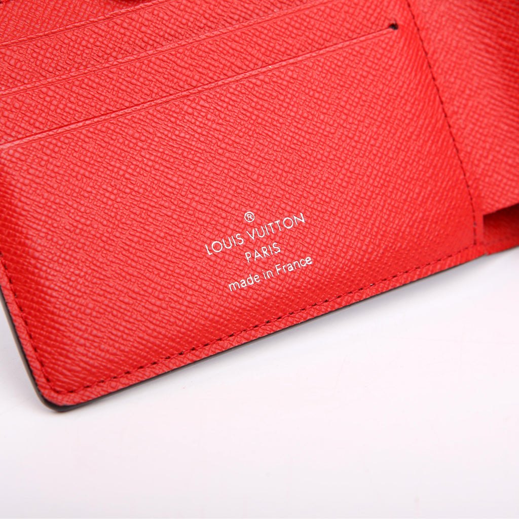Mens Multiple Wallet Space Age Monogram Eclipse Red