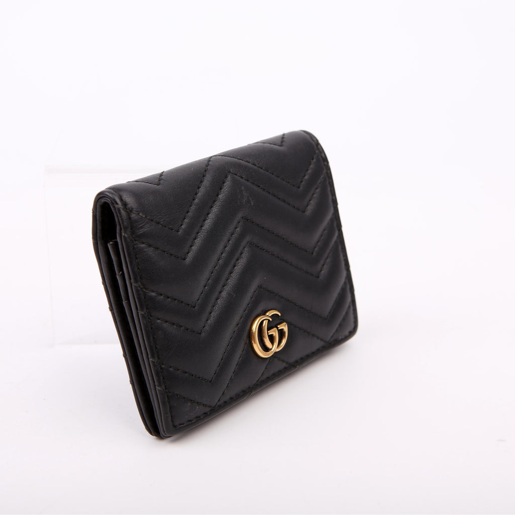 Gucci 443125 Marmont Wallet Black