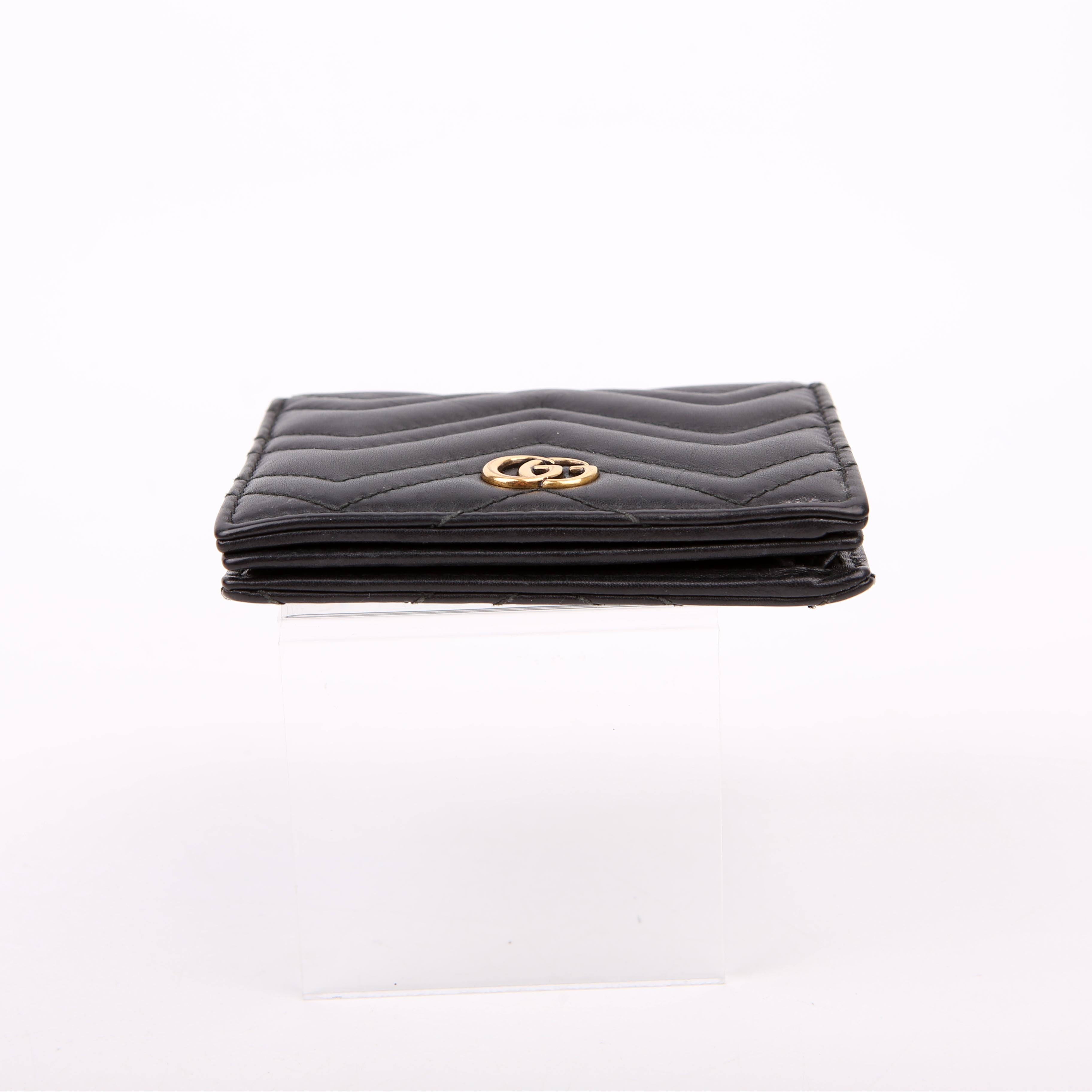 Gucci 443125 Marmont Wallet Black