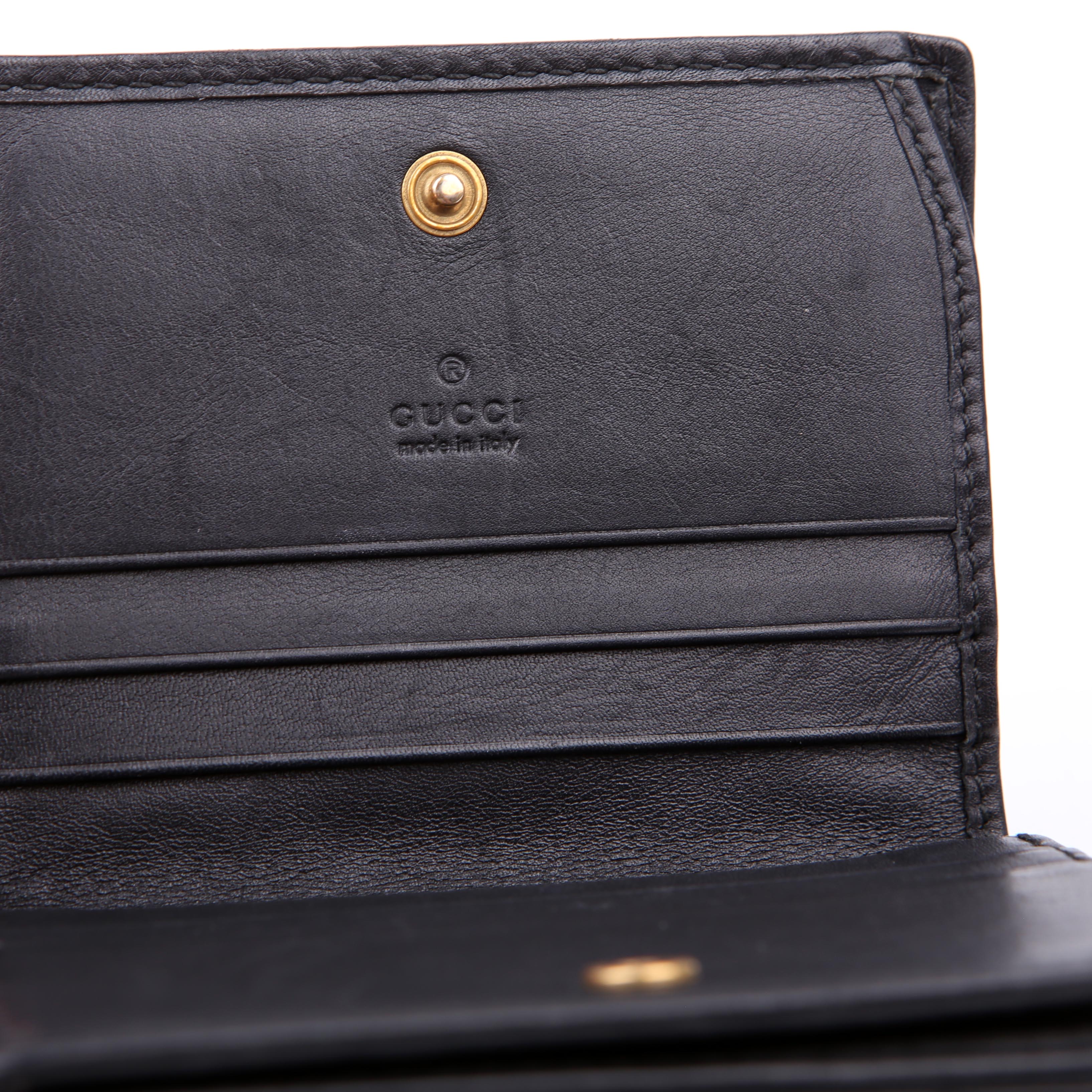 Gucci 443125 Marmont Wallet Black