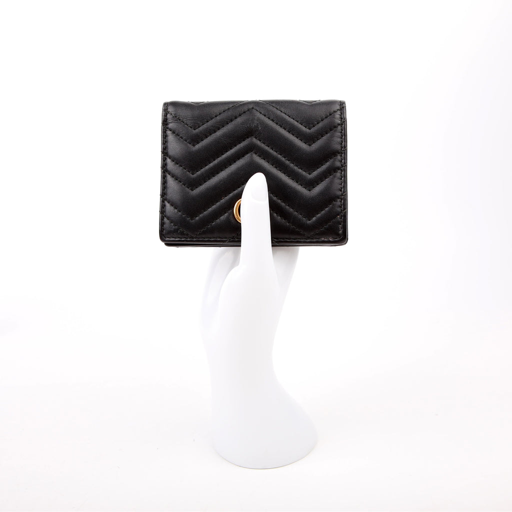 Gucci 443125 Marmont Wallet Black