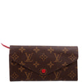 Josephine Wallet Monogram Red