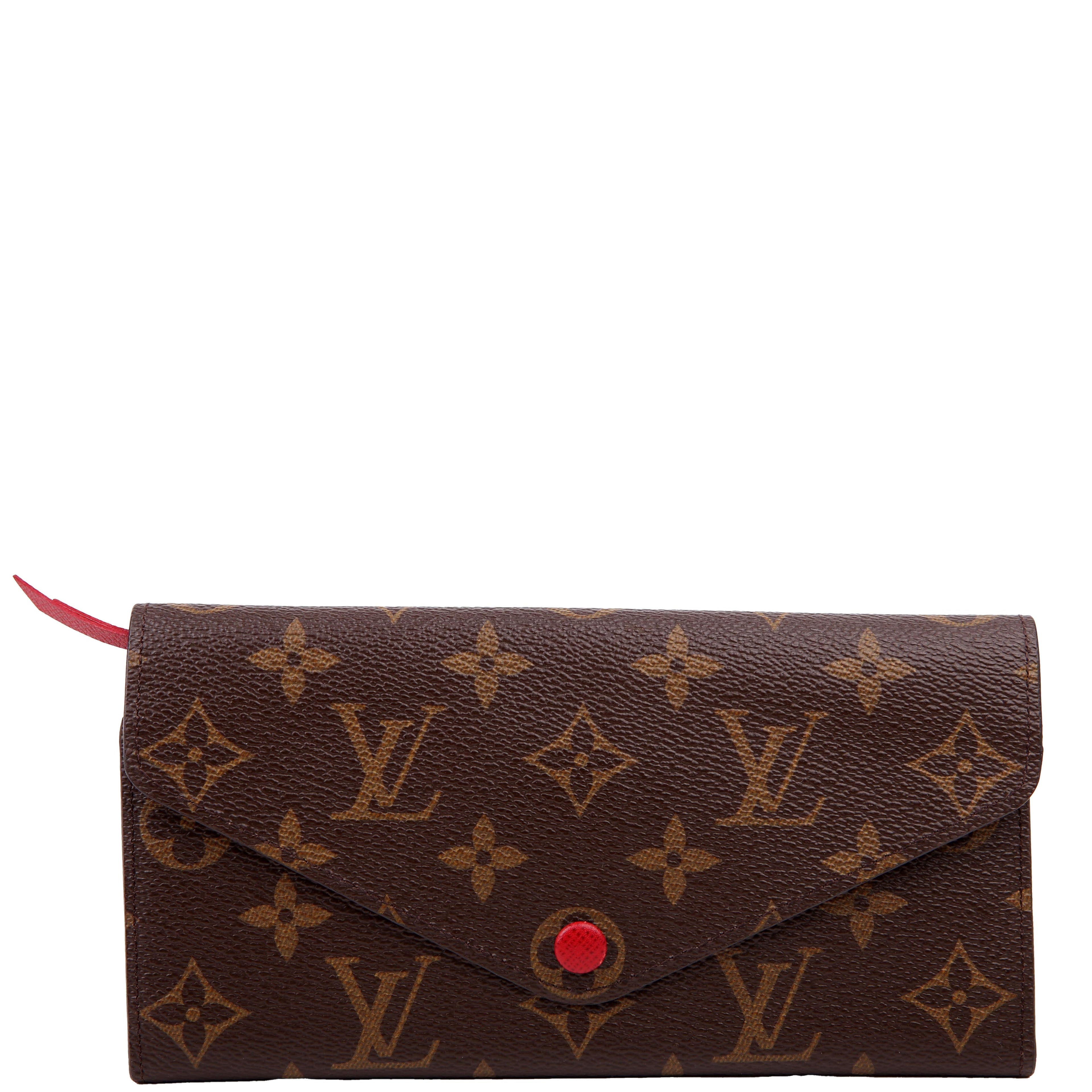 Josephine Wallet Monogram Red