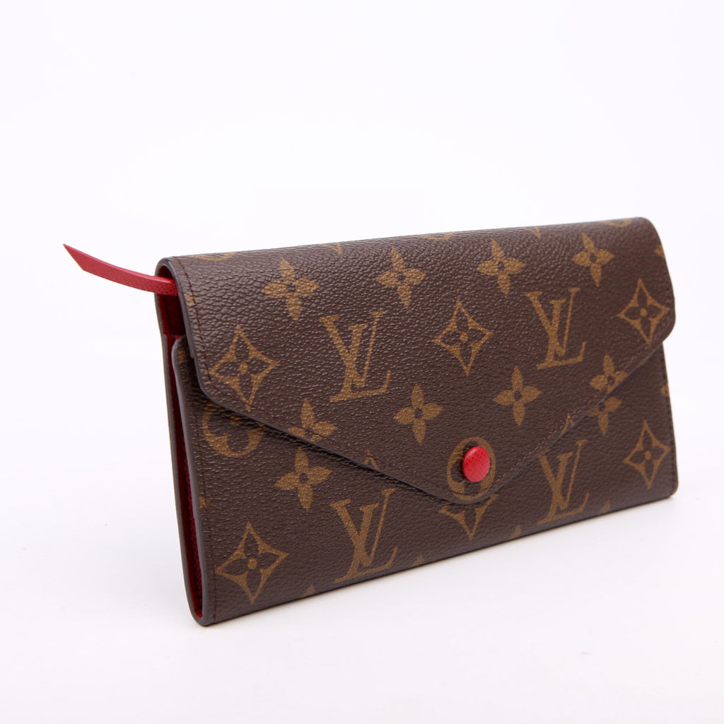 Josephine Wallet Monogram Red