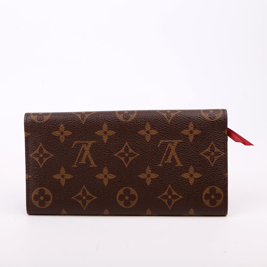 Josephine Wallet Monogram Red