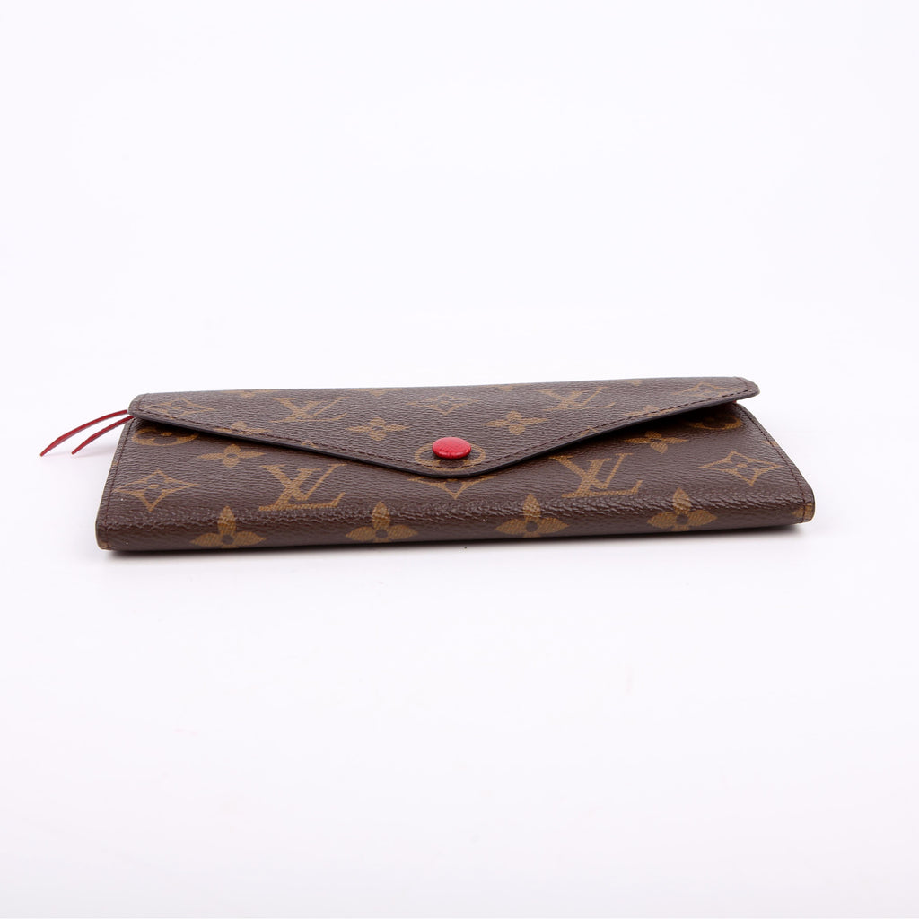 Josephine Wallet Monogram Red