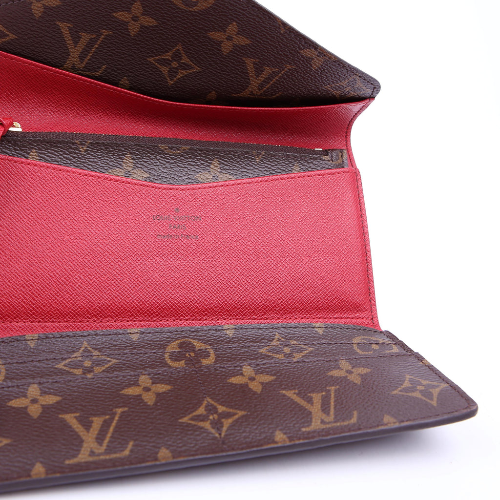Josephine Wallet Monogram Red