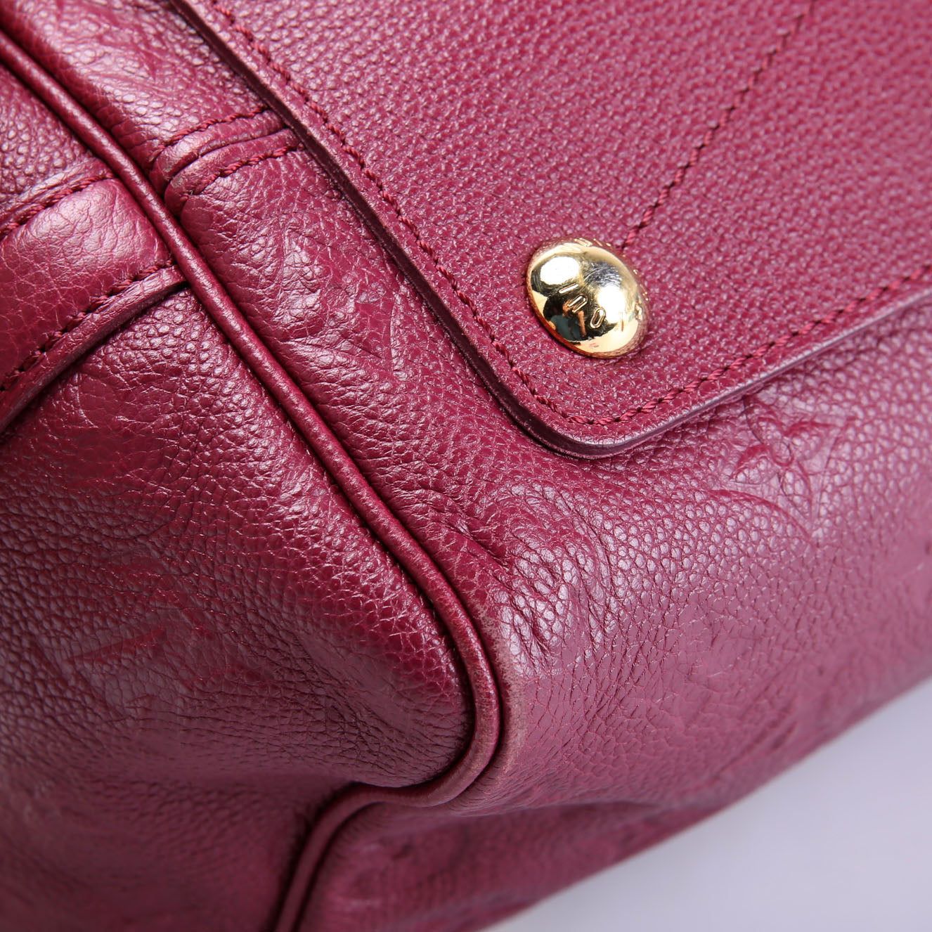 Speedy 25 With Strap Empreinte Burgundy