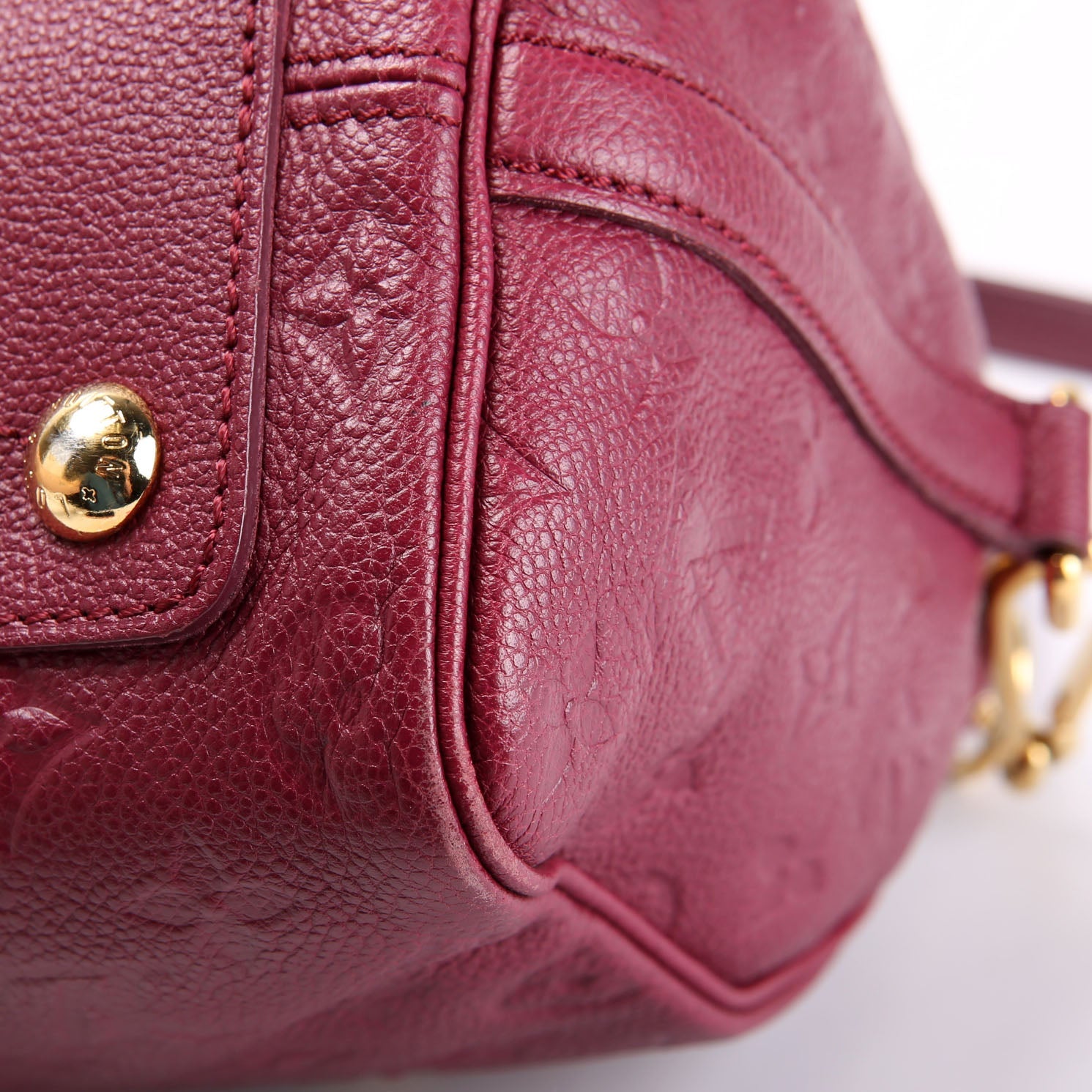 Speedy 25 With Strap Empreinte Burgundy