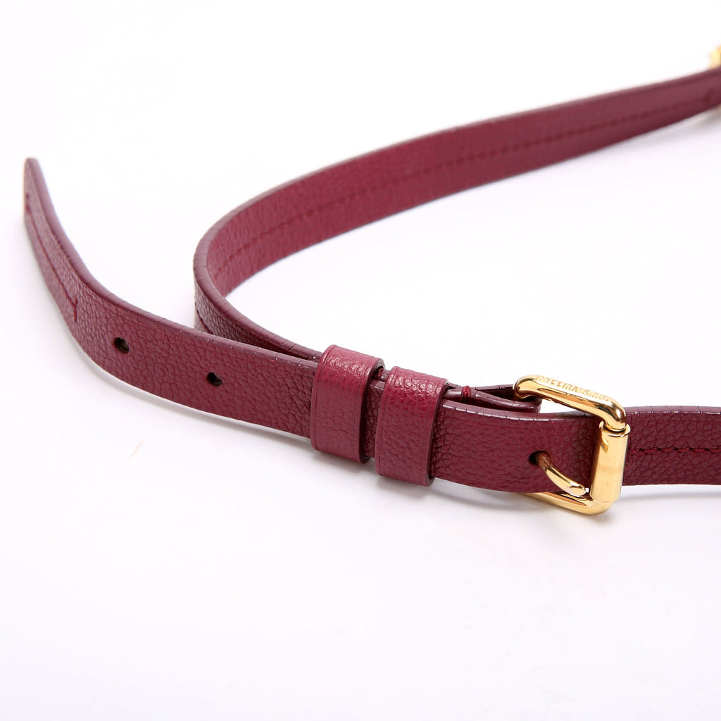 Speedy 25 With Strap Empreinte Burgundy