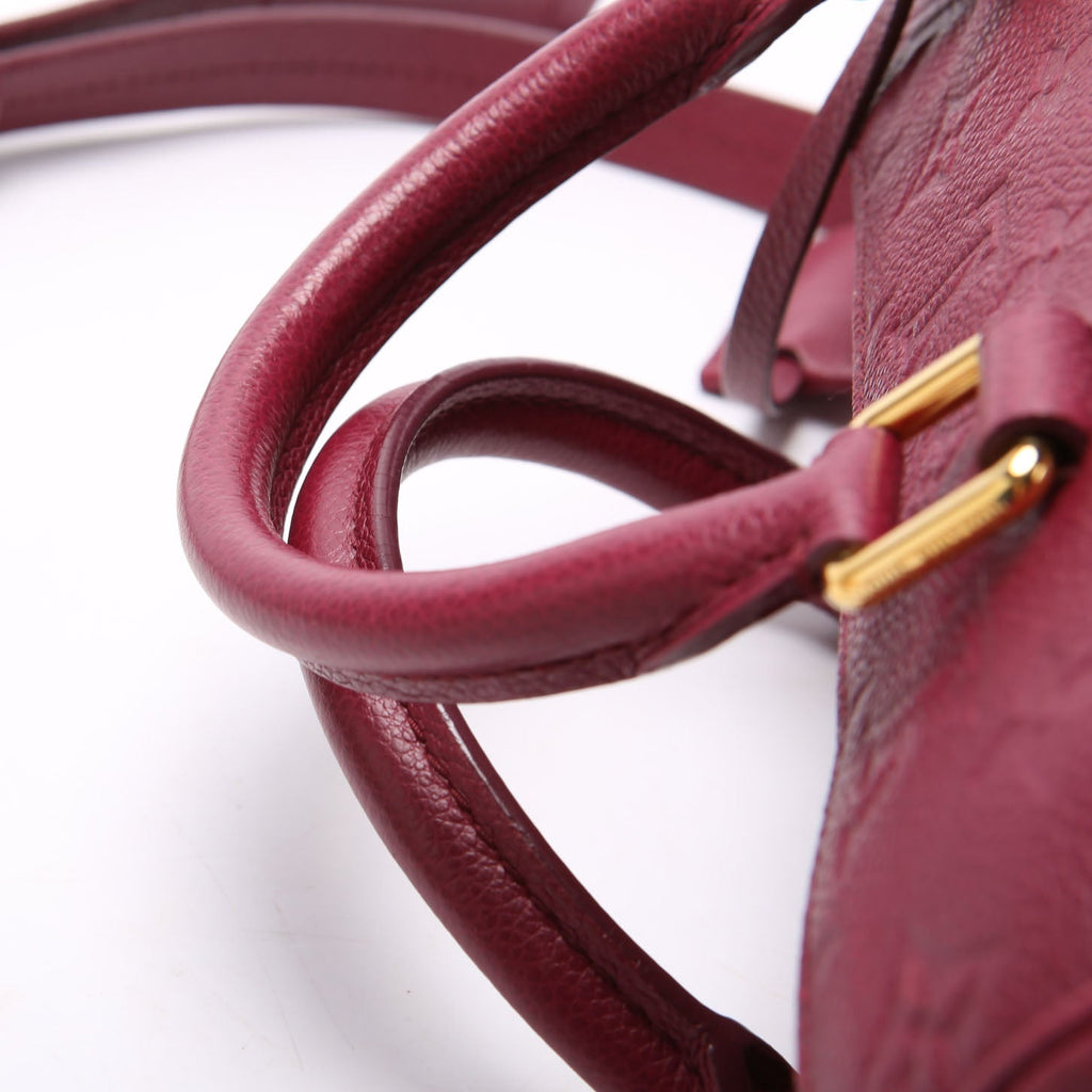 Speedy 25 With Strap Empreinte Burgundy