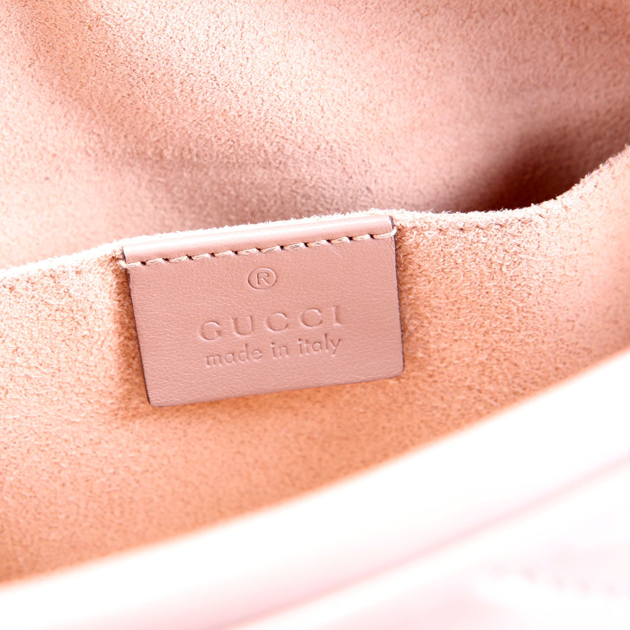 Gucci 447632 Marmont Small Leather Camera Taupe