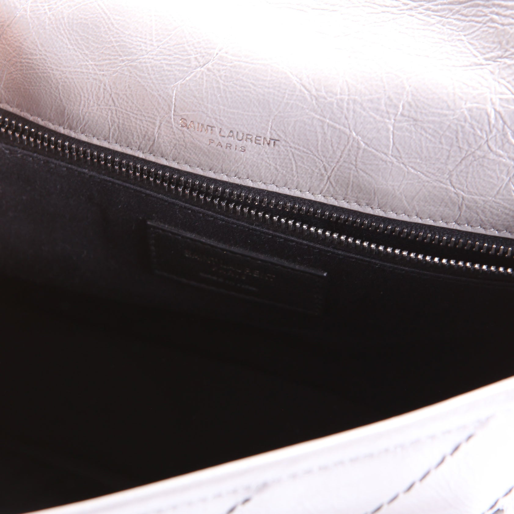 Niki Medium Crinkle Leather 498894 Gray