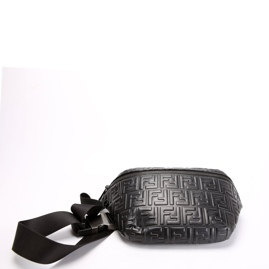 7VA434 FF Embossed Bumbag Black
