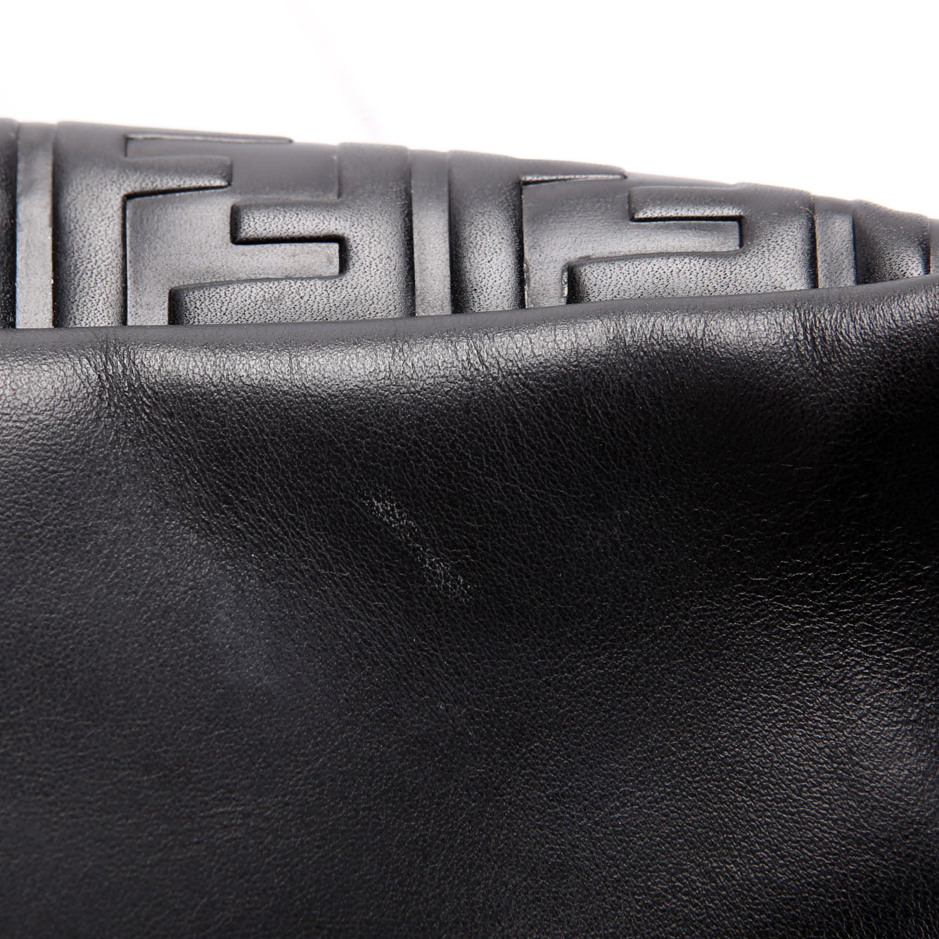 7VA434 FF Embossed Bumbag Black