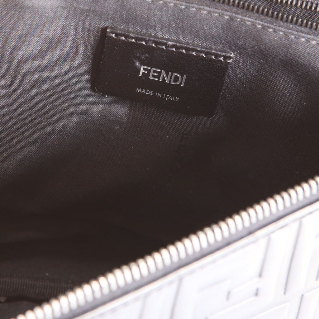 7VA434 FF Embossed Bumbag Black