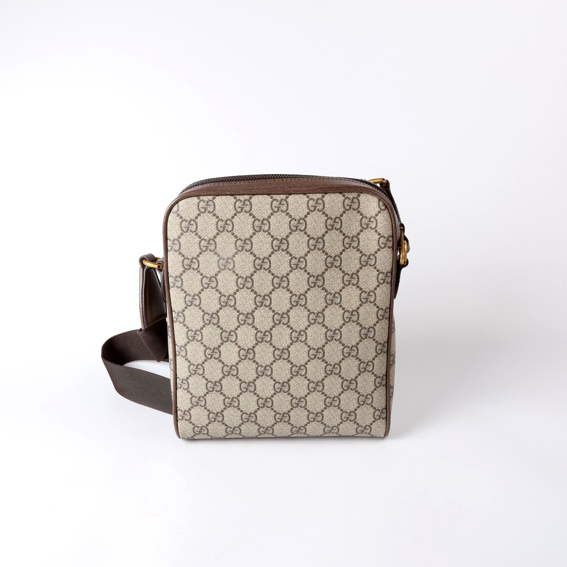 Gucci 839103 GG Supreme Ophidia Slingbag Small Brown